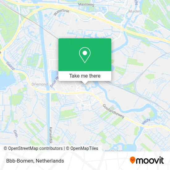 Bbb-Bomen map