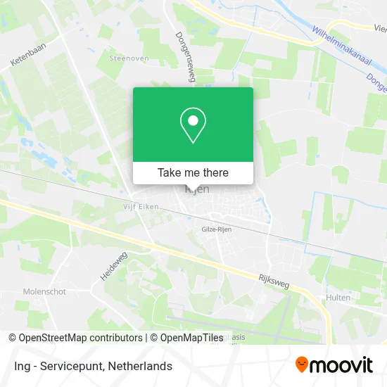 Ing - Servicepunt map