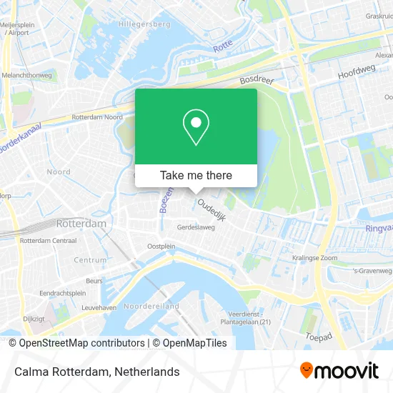 Calma Rotterdam Karte