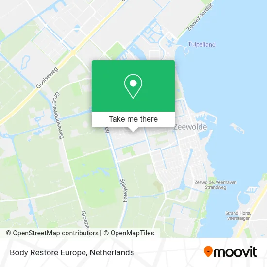 Body Restore Europe map