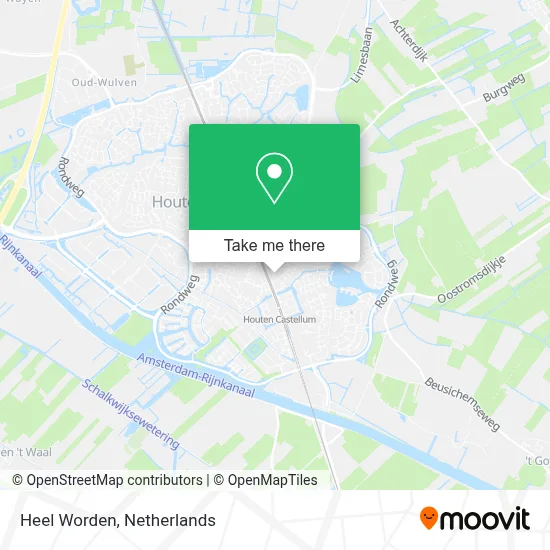 Heel Worden map