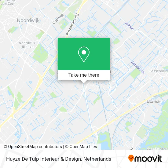 Huyze De Tulp Interieur & Design map