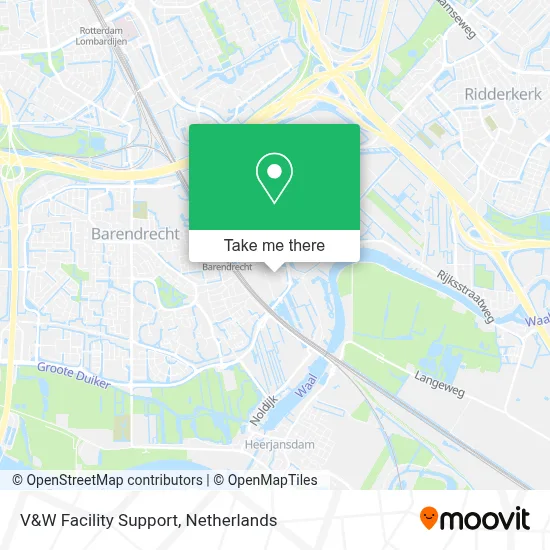 V&W Facility Support map