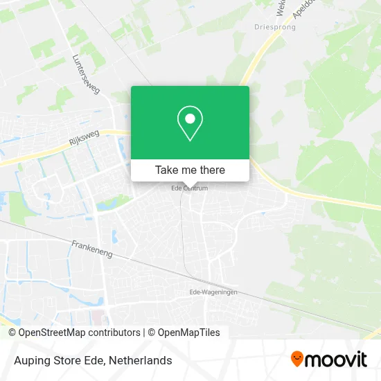 Auping Store Ede Karte