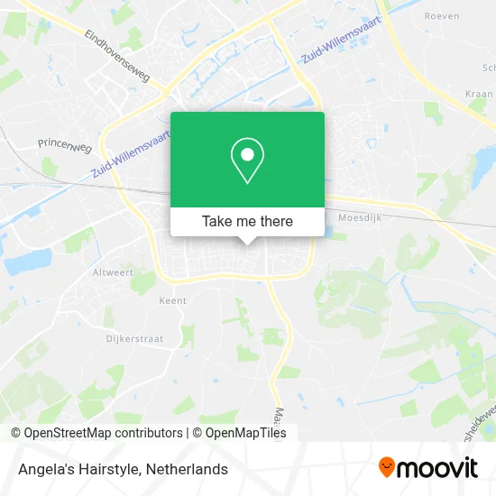 Angela's Hairstyle map