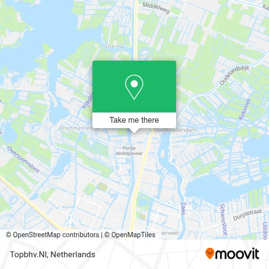 Topbhv.Nl map