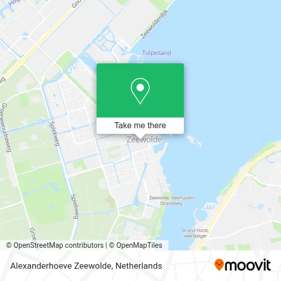 Alexanderhoeve Zeewolde map