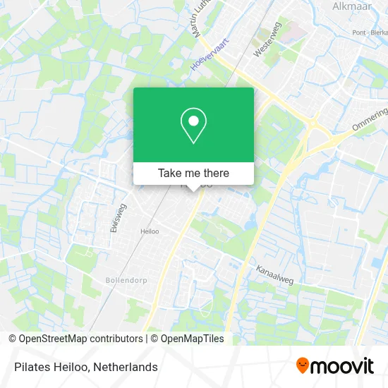 Pilates Heiloo map