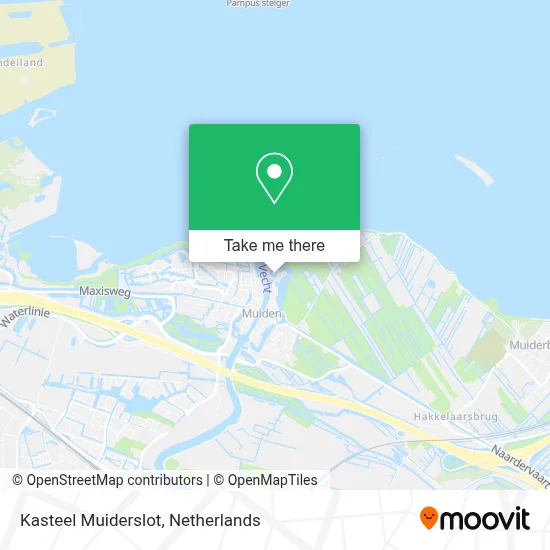 Kasteel Muiderslot map