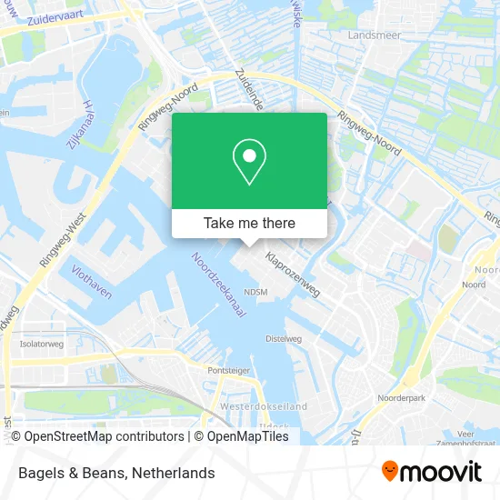 Bagels & Beans map