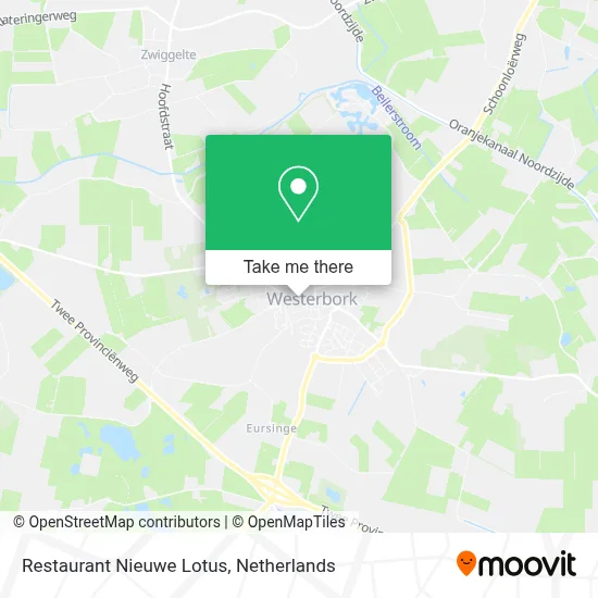 Restaurant Nieuwe Lotus map