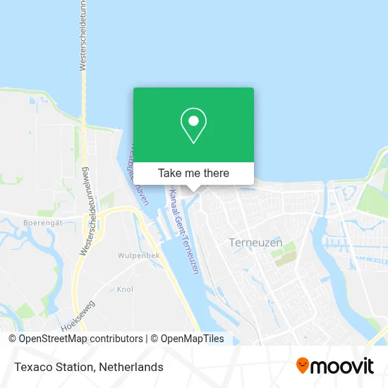 Texaco Station map