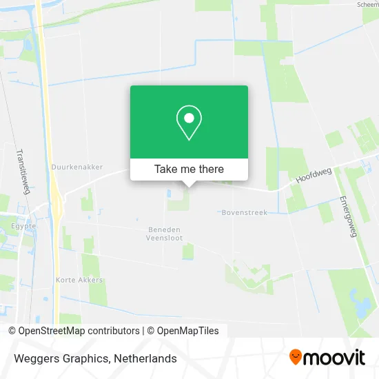 Weggers Graphics map