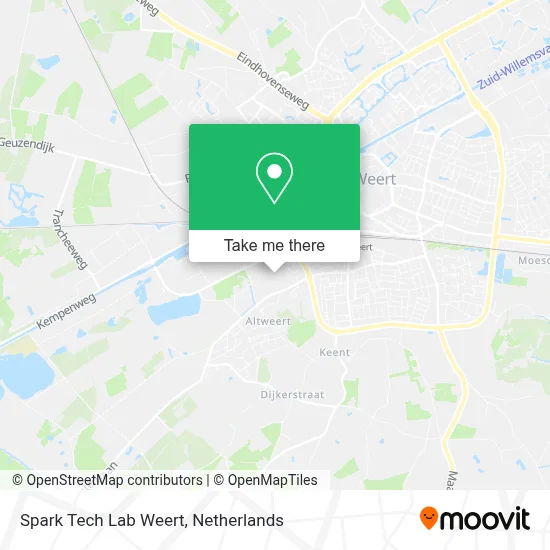 Spark Tech Lab Weert map