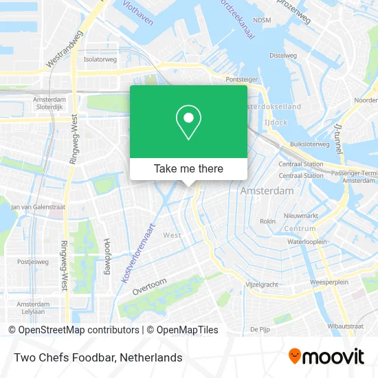 Two Chefs Foodbar map