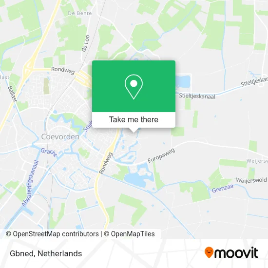 Gbned map