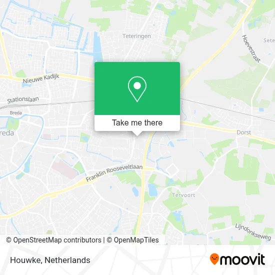Houwke map