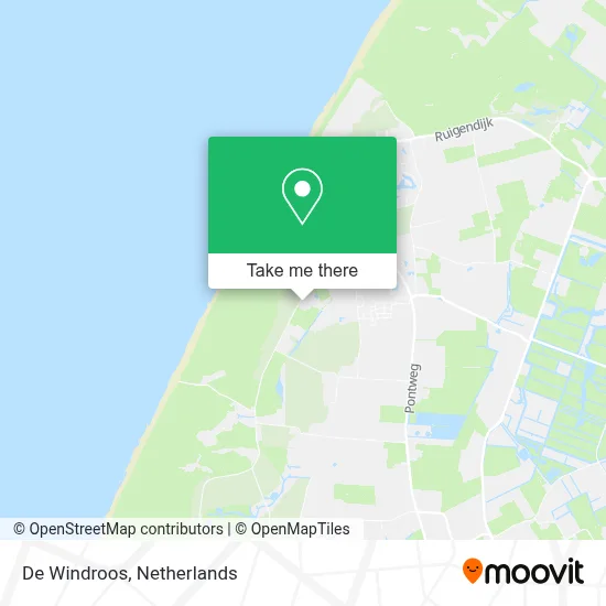 De Windroos Karte