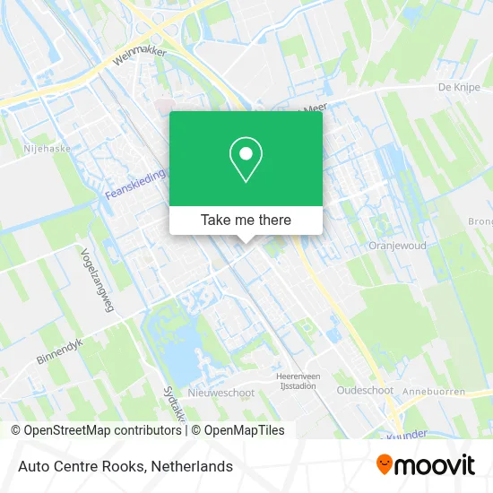 Auto Centre Rooks Karte