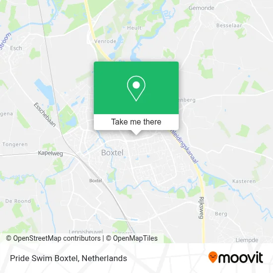 Pride Swim Boxtel map