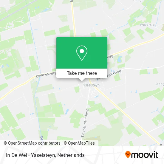 In De Wei - Ysselsteyn map