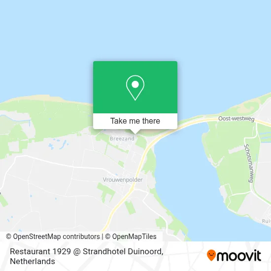 Restaurant 1929 @ Strandhotel Duinoord map