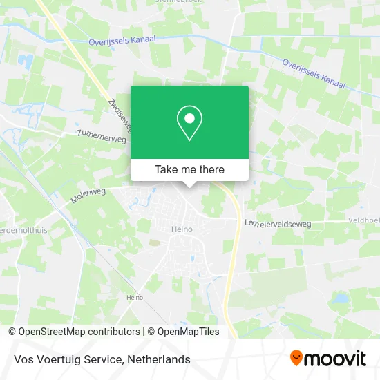 Vos Voertuig Service map
