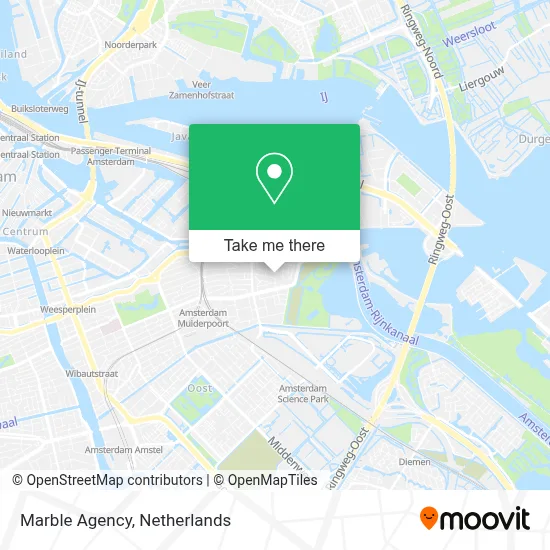 Marble Agency map
