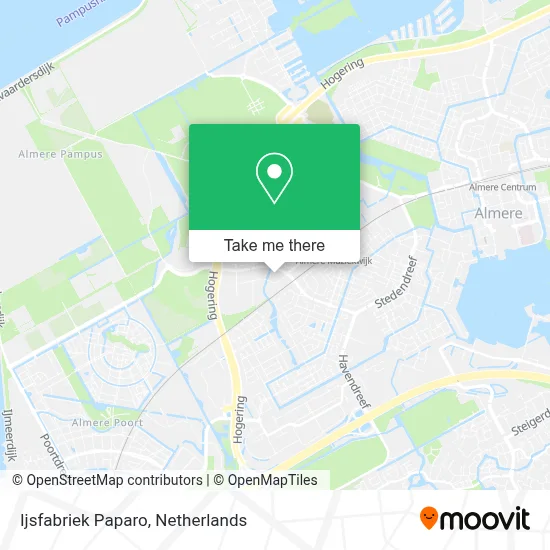 Ijsfabriek Paparo map