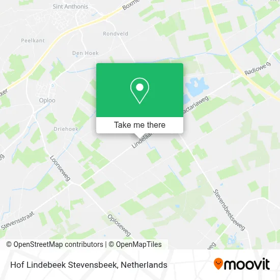 Hof Lindebeek Stevensbeek map