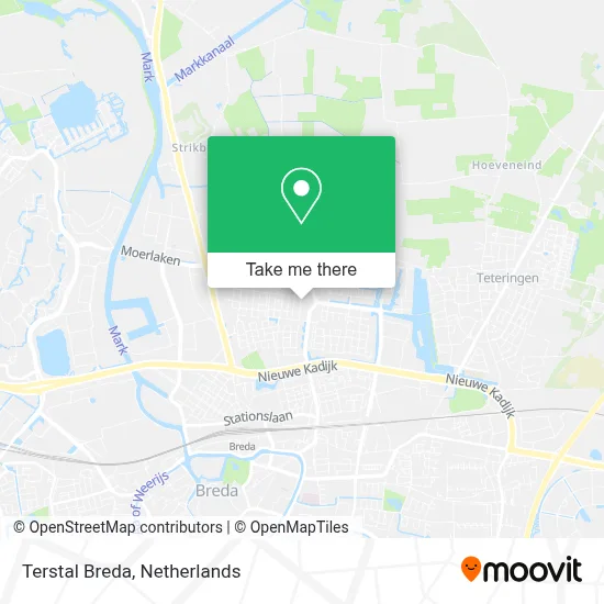 Terstal Breda map