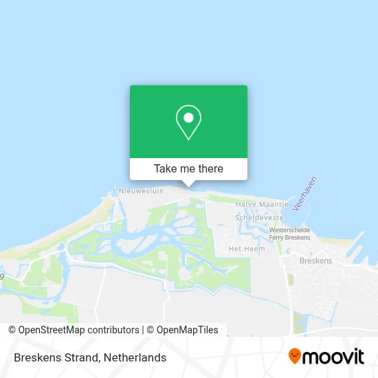Breskens Strand Karte