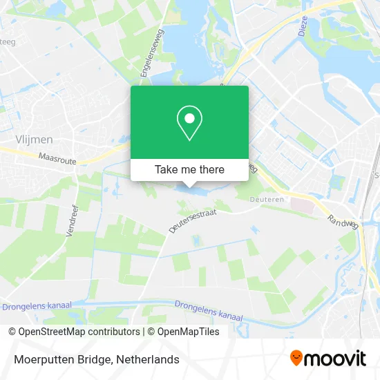 Moerputten Bridge map