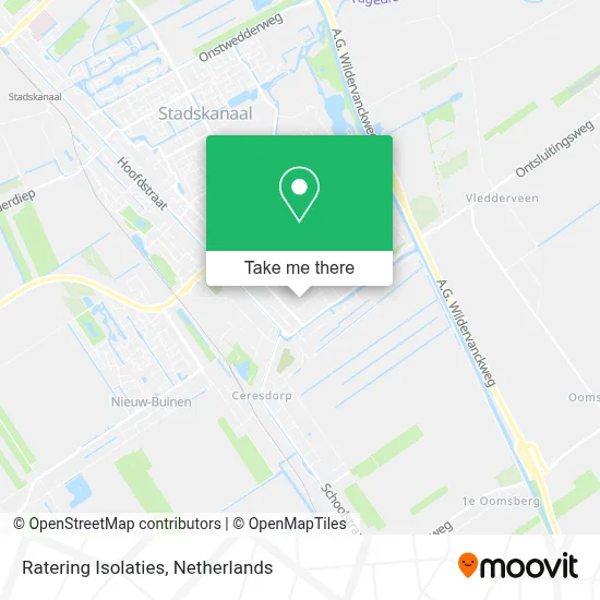 Ratering Isolaties map