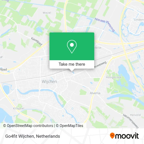 Go4fit Wijchen map