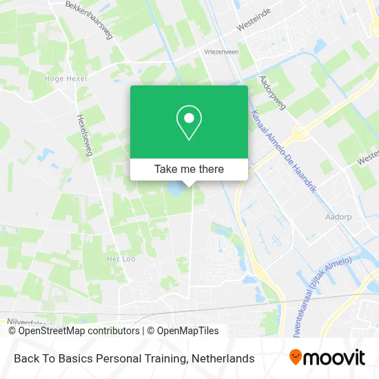 Back To Basics Personal Training map