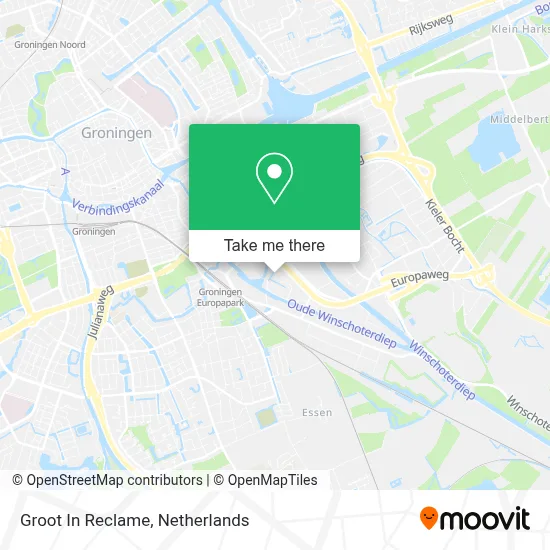 Groot In Reclame map