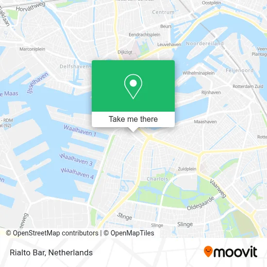 Rialto Bar map