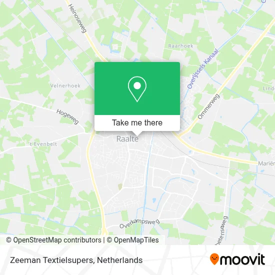 Zeeman Textielsupers map