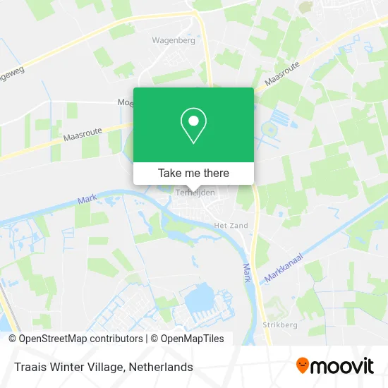 Traais Winter Village map
