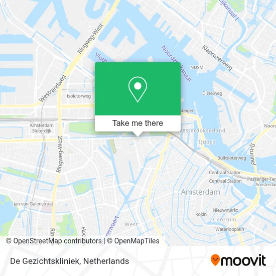 De Gezichtskliniek map