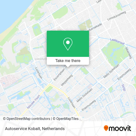 Autoservice Kobalt map