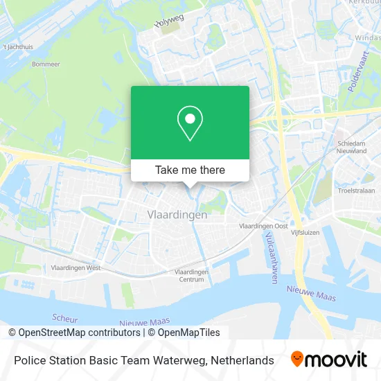 Police Station Basic Team Waterweg map
