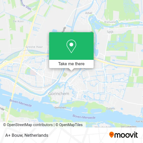 A+ Bouw map