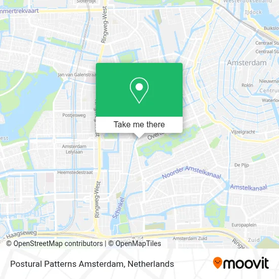 Postural Patterns Amsterdam map