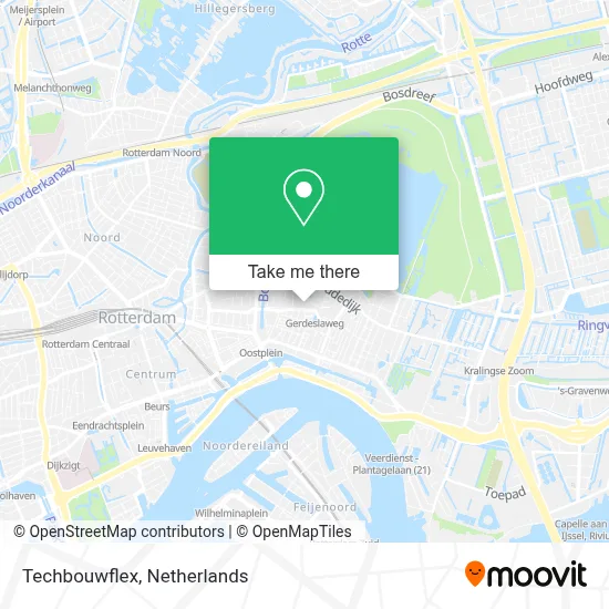 Techbouwflex map