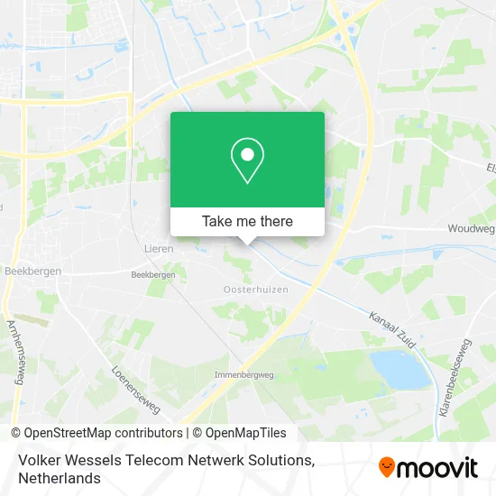 Volker Wessels Telecom Netwerk Solutions map