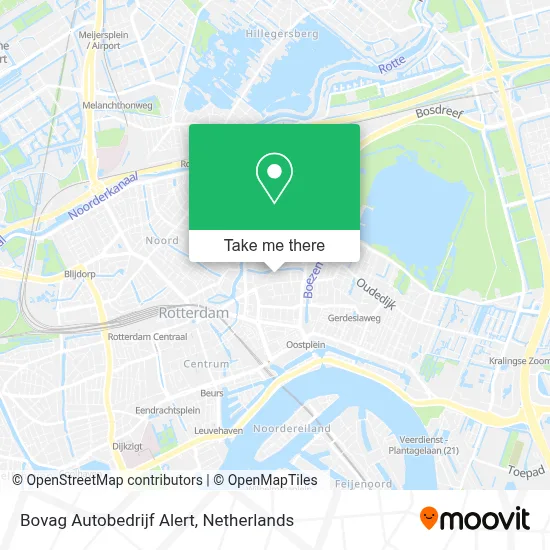 Bovag Autobedrijf Alert map