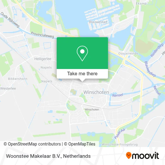 Woonstee Makelaar B.V. map