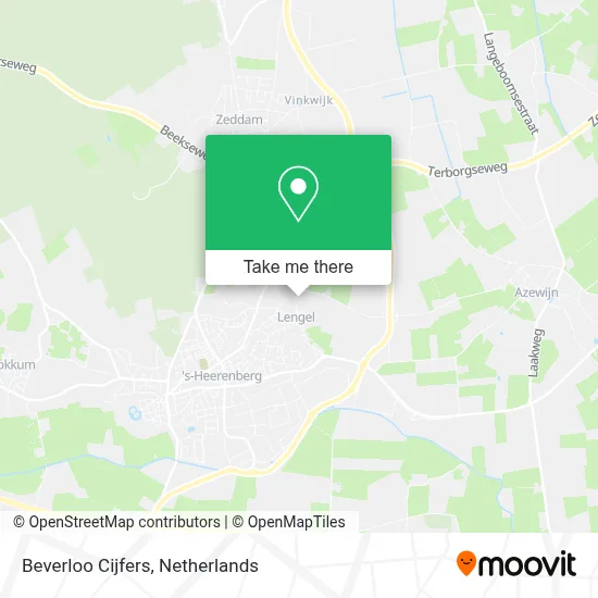 Beverloo Cijfers map